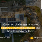 rooftop solar pcu inverter installation